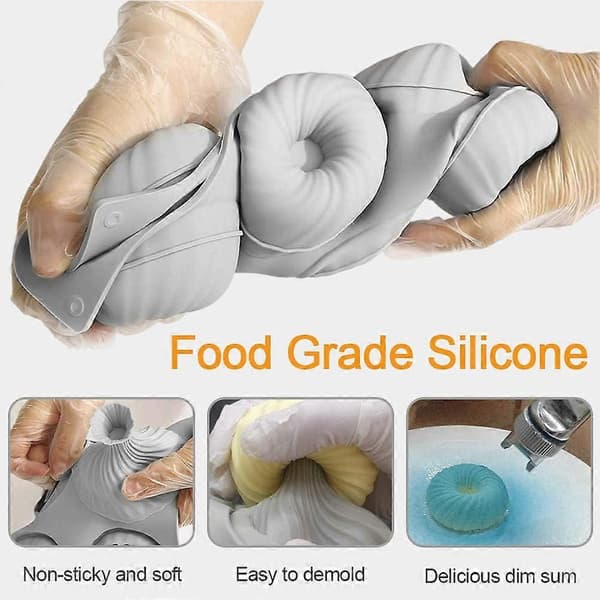 Bageform silikoneform kage, 3D bageforme spiral kage bageform til bagning af dessertmousse