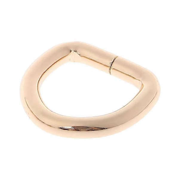 2cm Metall Handväska Läder Väska Plånbok Rem Bälte Web D Ring Spänne Lås 10st