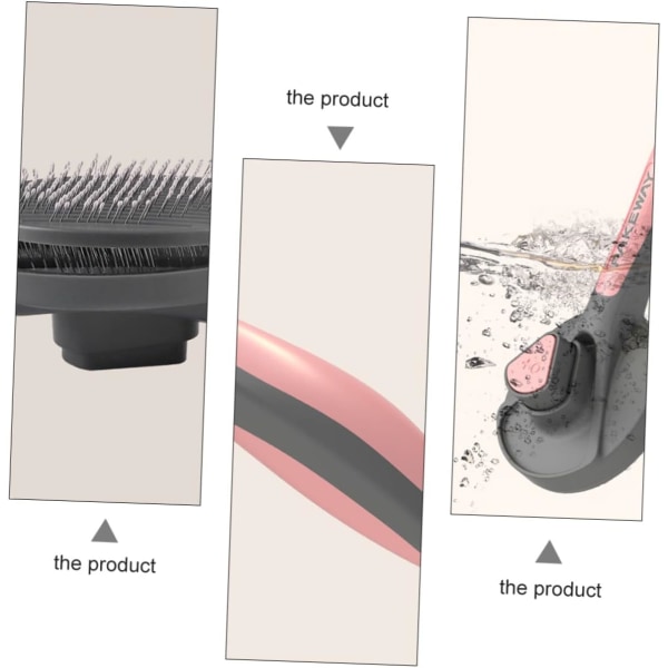 1 stk. De-floating kamverktøy rengjøringsbørste kjæledyrhår massasjekam katt kjæledyrpleiekam katt selvrensende kam kjæledyrrengjøringsutstyr kjæledyrutstyr