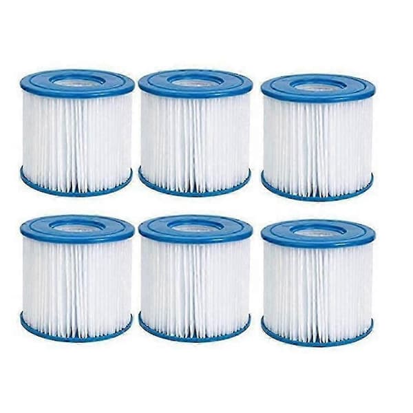6 stk. udskiftningspoolfilter til Bestway Type D/vii 58283e.