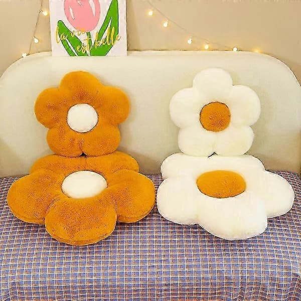 Blomsterpute, blomsterformet pyntepute, sittepute