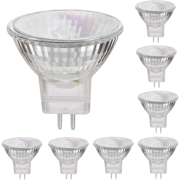 MR11 12V 35W halogenlamper GU4 2800K varm hvid dæmpbar 8stk