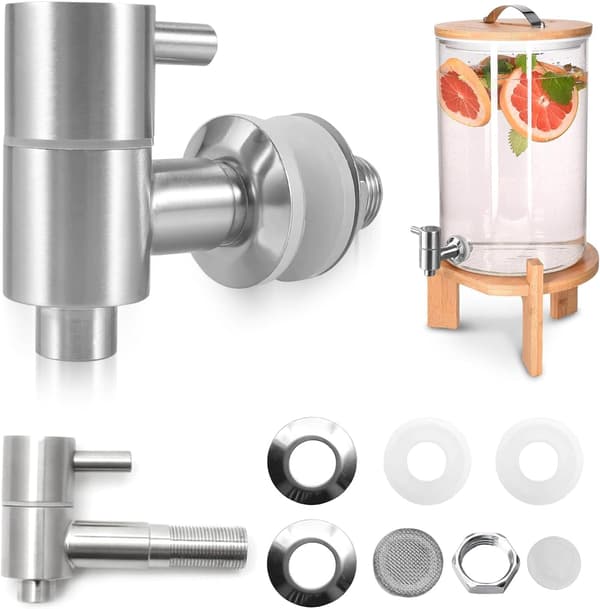 Vineddik kran for drikkedispenser, vineddik kran for vanndispenser og drikkedispenser, 1 stk.