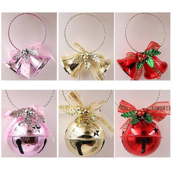 Julhängande Klockor Ornament, Julgransdekoration, Julklocka För Julhelgen red