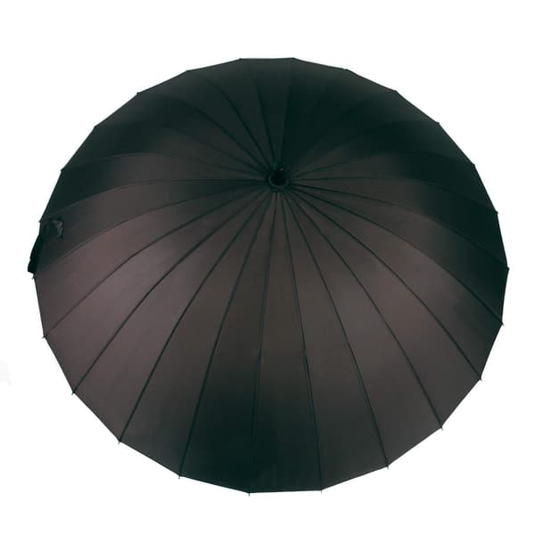 Stokkparaply Dobbel Baldakin 24 Ribber Sol og Regn Dual(Kaffee)