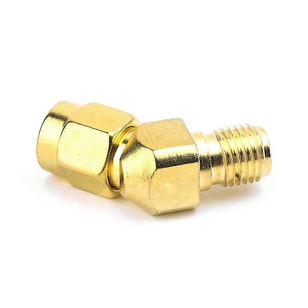 SMA Han til SMA Hun 45135 Skrå Adapter Konnektor til FPV Goggle Antenne