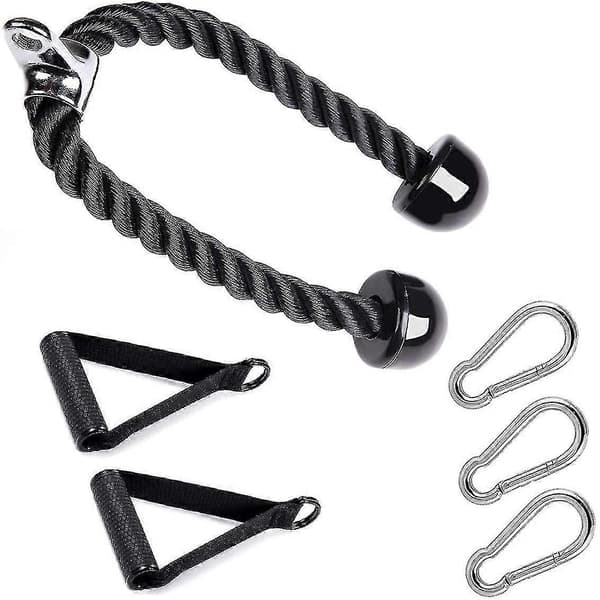 Triceps Push Pull Down Repslina, Kraftig Tricepsrepkabel För Multigym