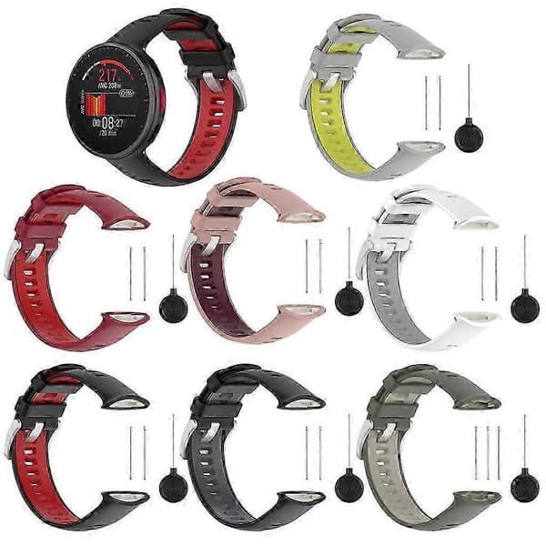 Kellon rannekoru suojakotelo vedenpitävä silikonihihna Polar Vantage V2:lle