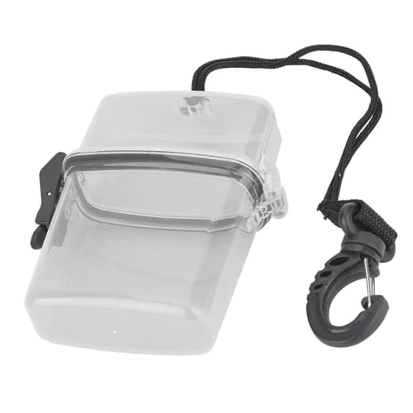 Undervandsforseglingboks til kajak med rebkrog til surfing og kano, transparent plastik
