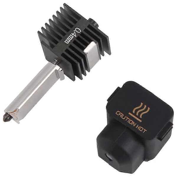 För 0.4MM A1 Mini Munstycksmontering Hotend Kit Härdat Stål för A1 3D-skrivare