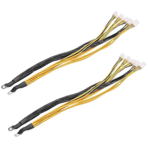 2-pak 6-pin stik serverkabel Pcie til Antminer S9 S9i Z9 til P3 P5 Miner