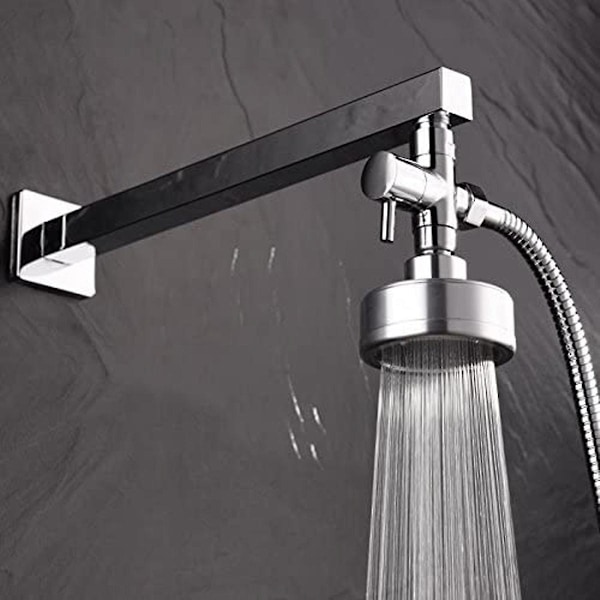 3-veis T-forbindelse med avstengningsventil for bidet, kobber, sølv