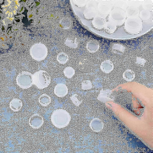 50-pakning plast salt- og pepperbøssestopper erstatningsplugger