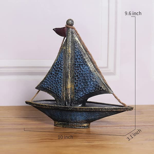 Purjevenemalli Nautical Decor for Home Creative Anchor Rudder