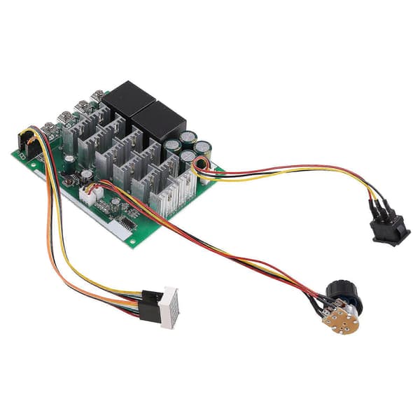 PWM DC Motor Kontroll Hastighetsregulator DC10V-55V 60A Spänningsregulator Dimmer