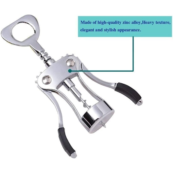 Upgrade Wing Corkscrew Vinåbner med Vinstop