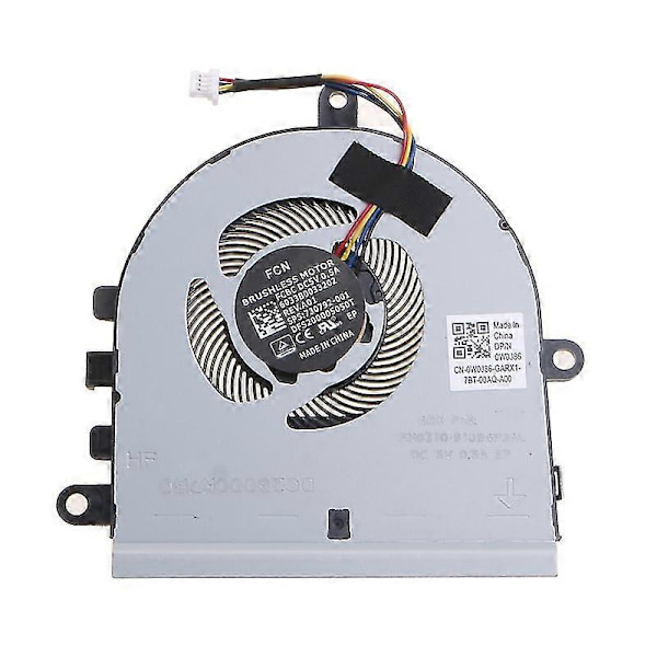 4-pin 0,5 A 5 V DC Notebook CPU-køleblæsere CPU-køler til Dell Inspiron 15 5570