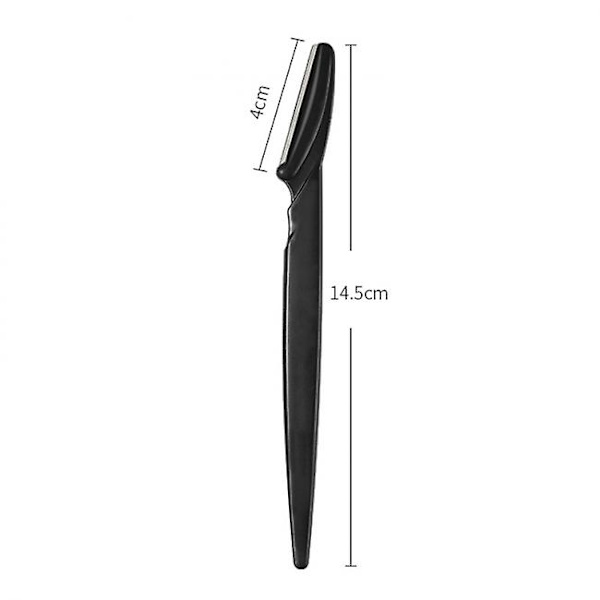 10 st Eyebrow Razor - Svart Svart