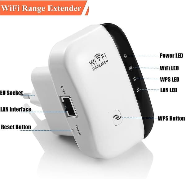 Aigital Wlan forsterker Wifi Repeater Range Extender 300mbps_tmall