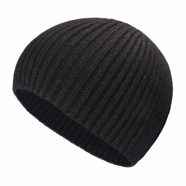 Herr Vinter Stickade Mössor Mode Varm Slouch Mössa