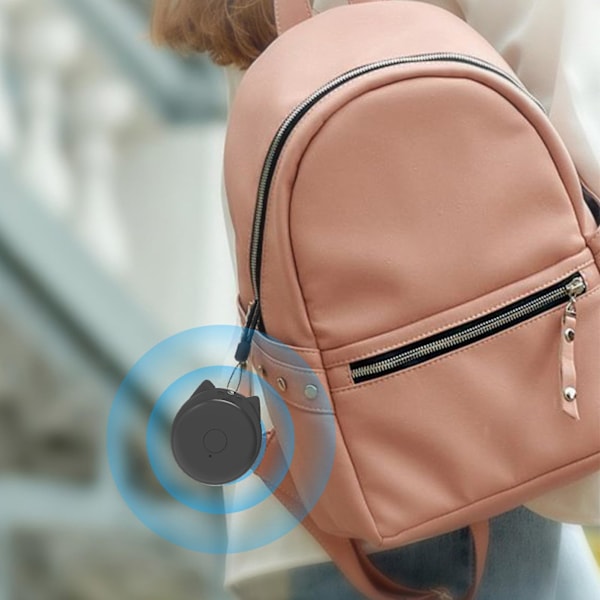 Personliga enheter, Smart GPS-tracker - Trådlös Smart Pet Tracker | Anti-förlorad platsspårare, liten GPS-enhet, objektdetektor (svart)