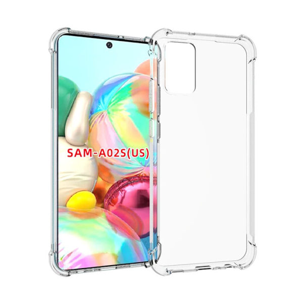 Samsung Galaxy A02s genomskinligt TPU Skal transparent