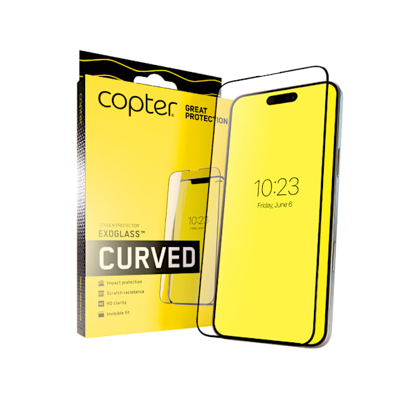 Copter Exoglass Curved iPhone 15 pro max