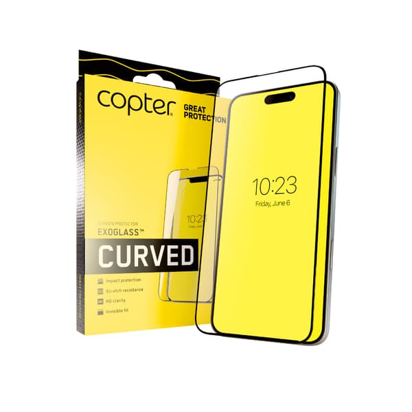 iPhone 17 Air Copter exoglass curved skärmskydd