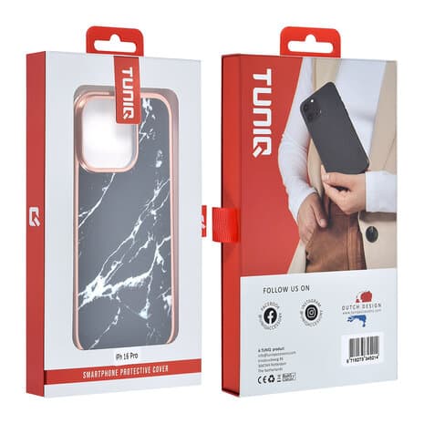 iPhone 16 Pro marmorskal svart svart