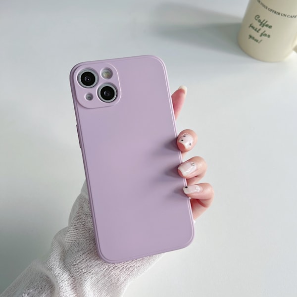 iPhone 7/8 plus Matte Silicone Case lila