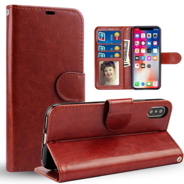 iPhone 11 Plånboksfodral brun