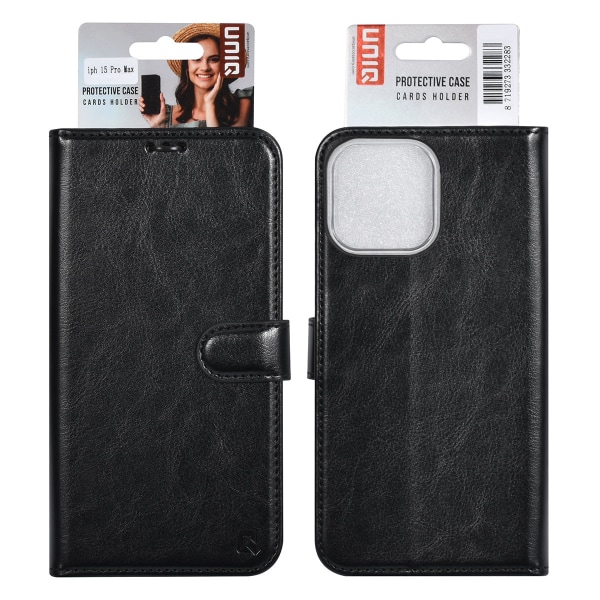 iPhone 15 Pro max 3-korts fodral svart