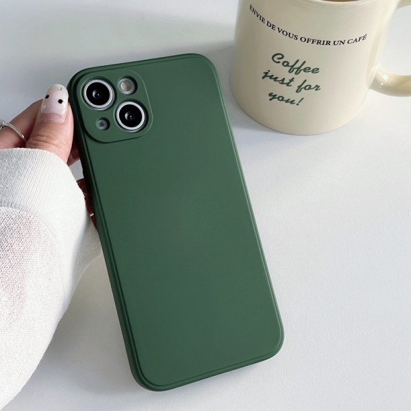 iPhone X/XS  Matte Silicone Case grön