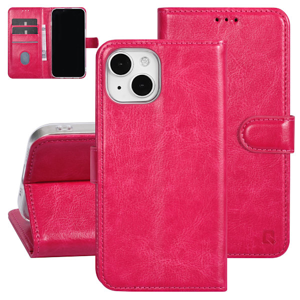iPhone 15 3-korts fodral rosa