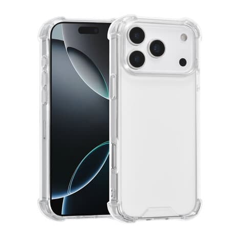 iPhone 17 Pro max Back cover case - Transparent - Antishock