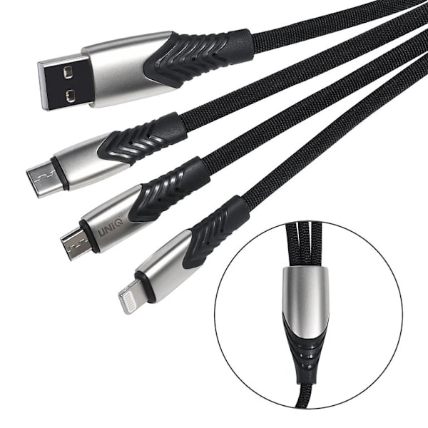 3 in 1 USB Laddnings- och dataöverföringskabel