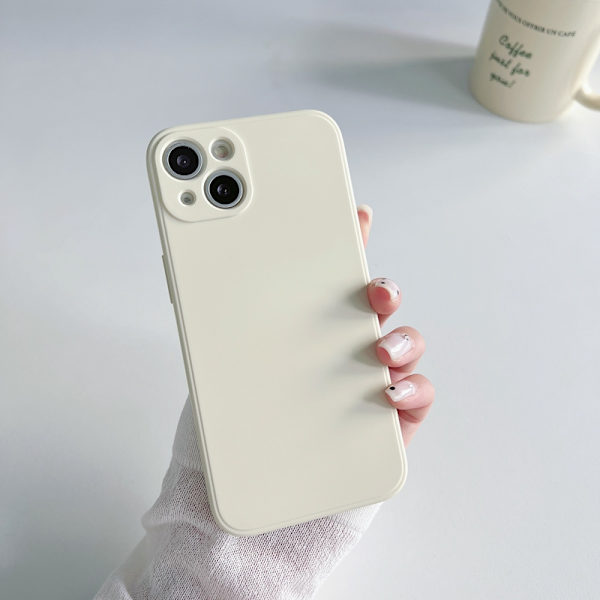 iPhone 13 Pro max Matte Silicone Case vit