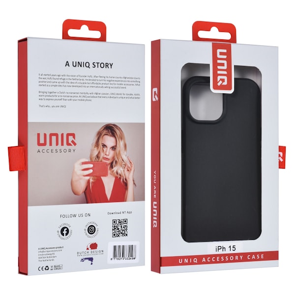 iPhone 15 svart bakskal