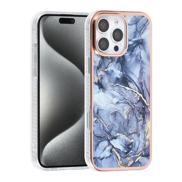 iPhone 16 Pro max marmorskal grå/lila grå