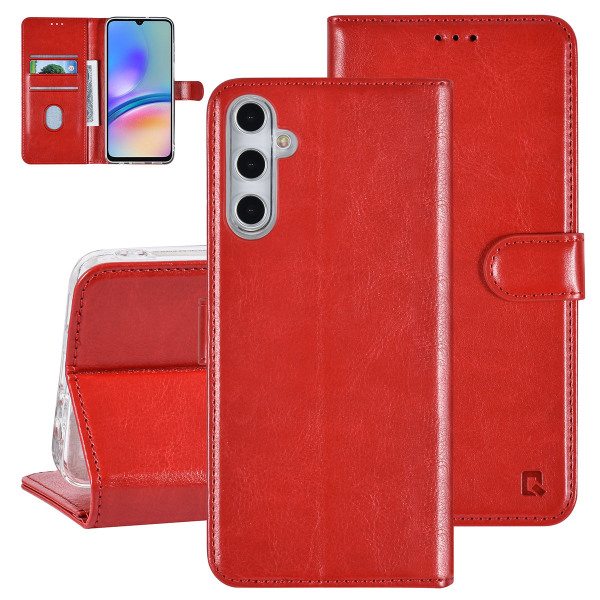 Samsung Galaxy A05s plånboksfodral röd