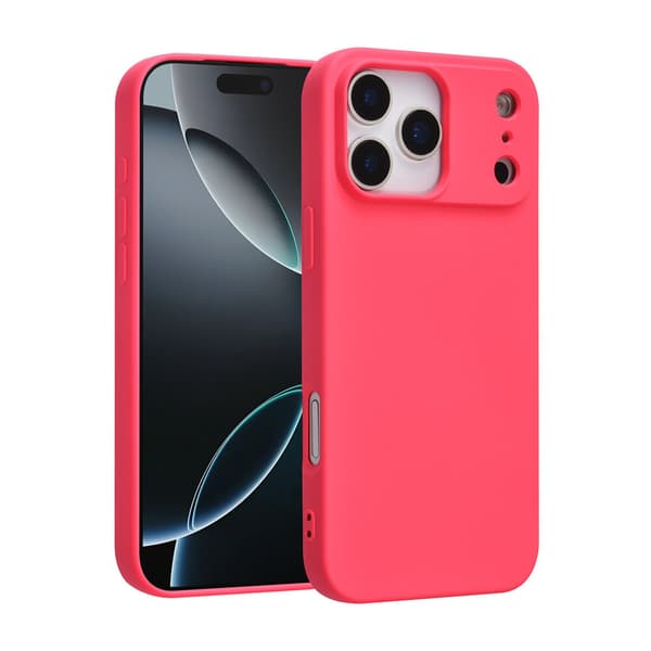 iPhone 17 Pro max Premiumskal mörkrosa