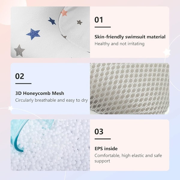 Baby Bade Pude Badekar Madras, Baby Bade Måtte Pude Nyfødt Spædbarn Brusebad Badekar Støtte Sæde Puder, Anti-Slip Baby Bade Pude