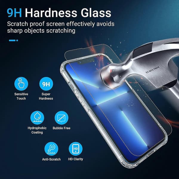 Klart deksel for iPhone 15 Pro Max/15 Plus/15 Pro/15 med 2*skjermbeskyttere+2*kamerabeskyttelse Full dekning iPhone 15 Plus