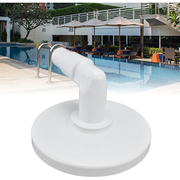 Skimmer Vakuumplatta, Universell Återanvändbar Plast Hög Effektivitet Vakuumplatta Adapter med 90° Vinkel för Hayward för Spa