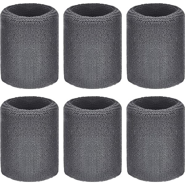 6 kpl Urheilurannekkeet Imuvat Hikinauhat Koripallolle, Urheilulle cool gray