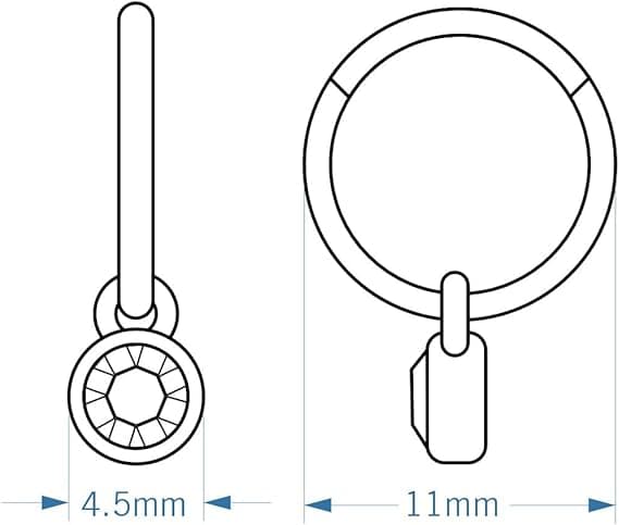 Crystal Huggie Hoop Øreringe Til Kvinder