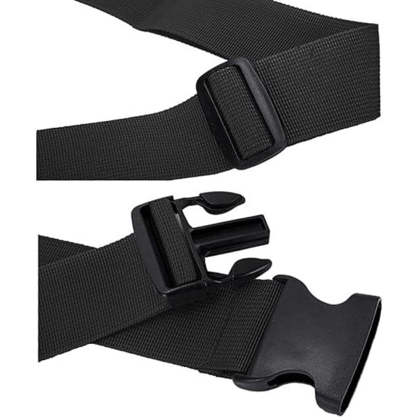 4-pack Resväskor Remmar för Resväskor Remmar Resebälte Tillbehör multiduty Black