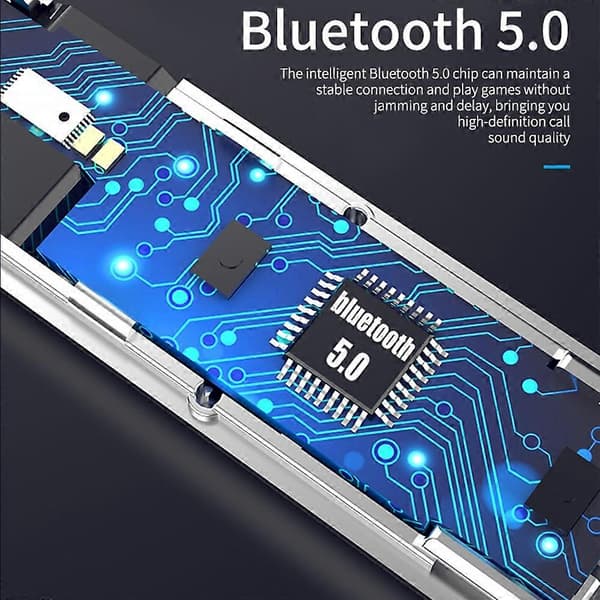 Typ A ML729 Nackbands Bluetooth Headset Sport Löpning Trådlös Musik Samtal Magnetisk In-Ear