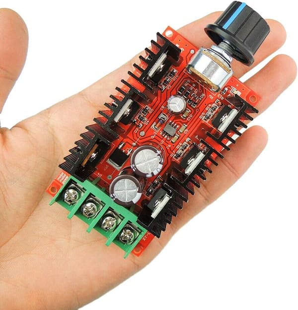 DC-motorhastighetskontrollbrytare 12V 24V 48V 2000W MAX 10-50V 40A PWM HHO RC-regulator, 1-pack