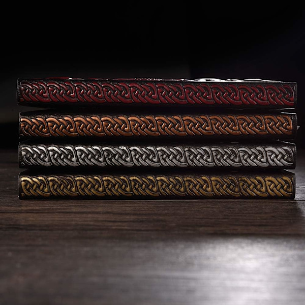 Træjournal, skrivejournal, A5 linjeret journal, 200 sider, rejsedagbog og notesbøger til at skrive i, gave til forfattere og rejsende, mænd eller kvinder Tree(Bronze) 8.4x5.7In